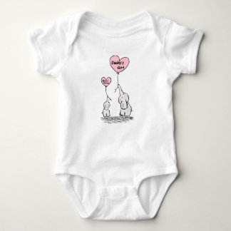 Baby Body Suit: Daddy's Girl Mama's Princess Baby Bodysuit