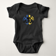 Baby body suit "I rock an extra chromosome"