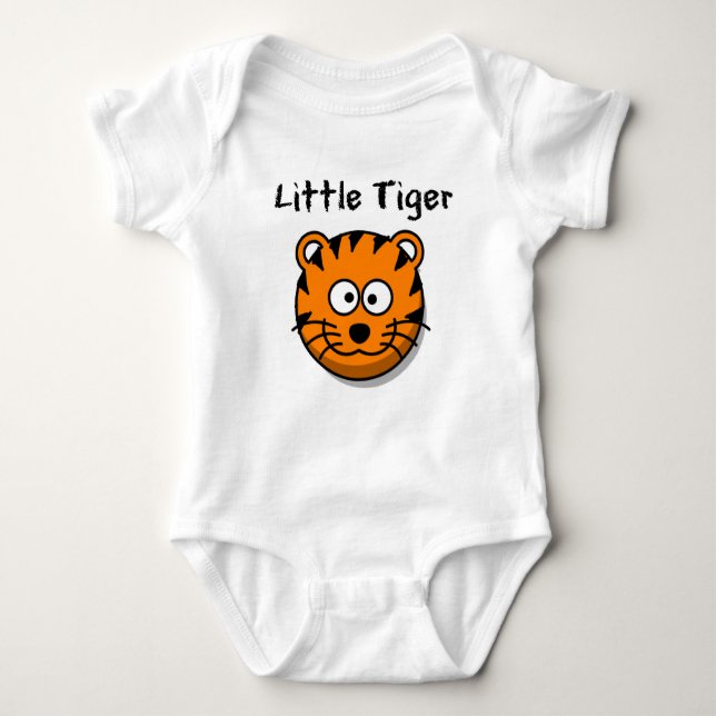 Baby Body Suit "Little Tiger" Cute Baby Outfit Baby Bodysuit (Front)