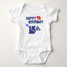 Baby Bodysuit Birthday 15
