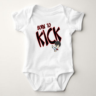Baby Bodysuit -Born to Kick