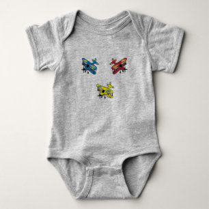 Baby bodysuit, clothing, one piece, Aeroplanes Bodysuit