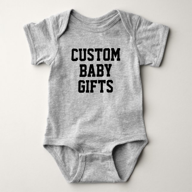 Baby Bodysuit Custom Baby Gifts Blank Template (Front)