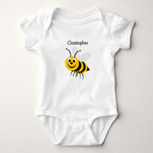 Baby Bodysuit Cute Bee Design