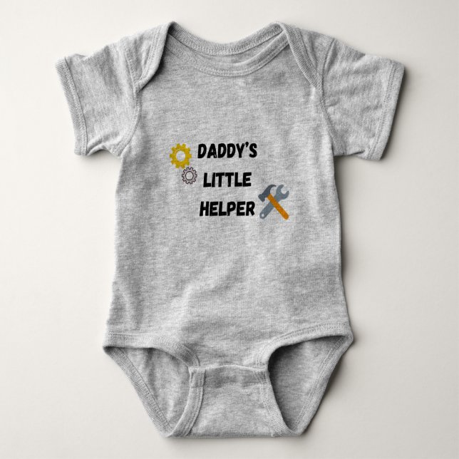 Baby Bodysuit "Daddy's Little Helper"  (Front)