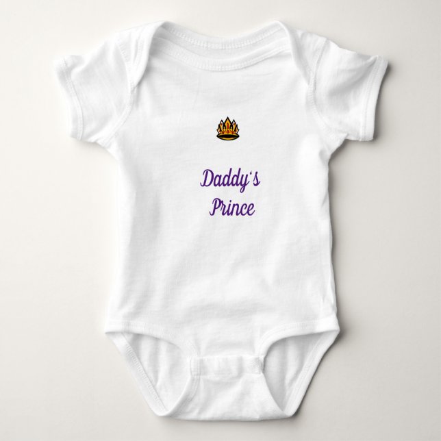 Baby Bodysuit (Daddy's Prince) (Front)