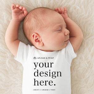 Baby Bodysuit Design Upload DIY Newborn Outfit