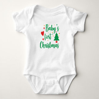 Baby bodysuit for christmas