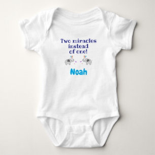 Baby Bodysuit for Twins, Personalised Twins Gifts,