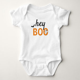 Baby Bodysuit - hey BOO Ghost / Bats