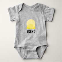 Baby Bodysuit in Heather Grey