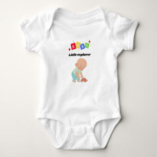 Baby Bodysuit – Little Explorer Adventure Outfit