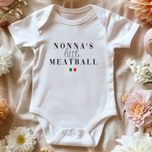 Baby bodysuit Little Meatball Italian Baby