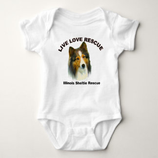 Baby Bodysuit Live Love Rescue