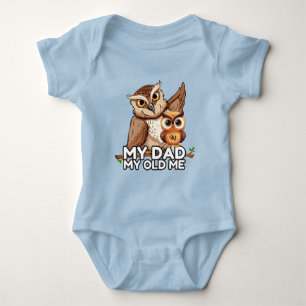 Baby Bodysuit : My Dad My Old Me (blue)
