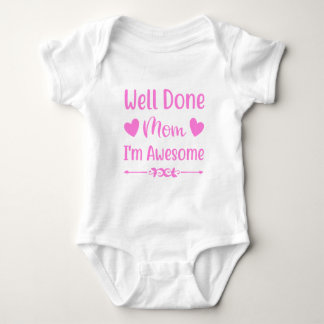 Baby Bodysuit Shirt,Well Down Mum Shirt,Baby Shirt