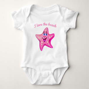 Baby Bodysuit-Starfish Baby Bodysuit