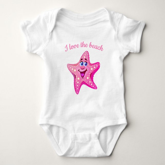 Baby Bodysuit-Starfish Bodysuit (Front)