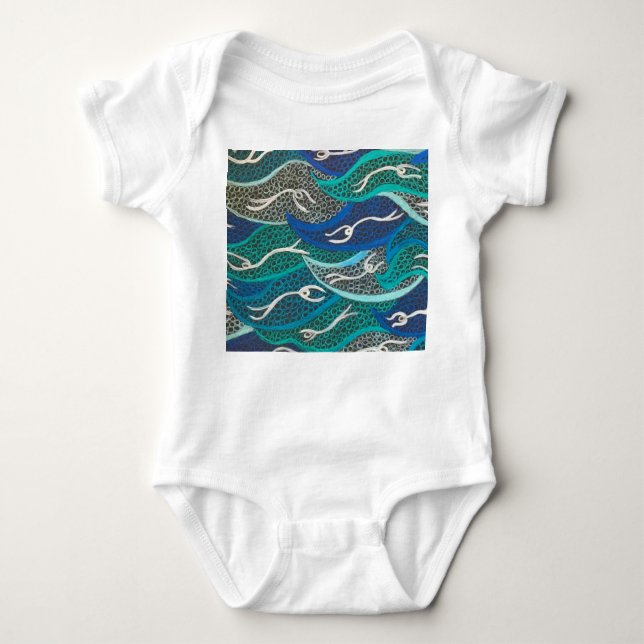 Baby Bodysuit Water Spirits (Front)