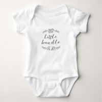 baby bodysuit white bundle of joy