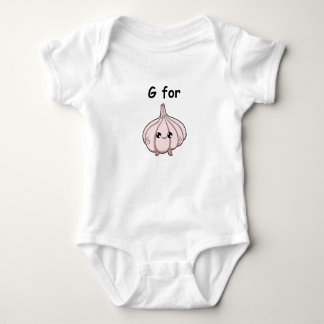 Baby Bodysuit with Garlic print