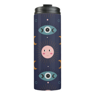 Baby boho, hippie chic pattern. thermal tumbler