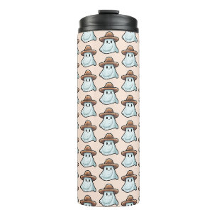 Baby Boo Cowboy Ghost Halloween Collection Thermal Tumbler