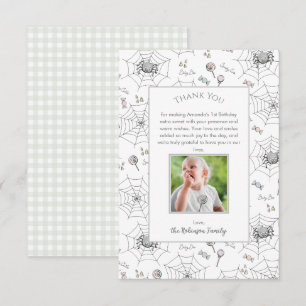Baby Boo Customisable Thank You Card