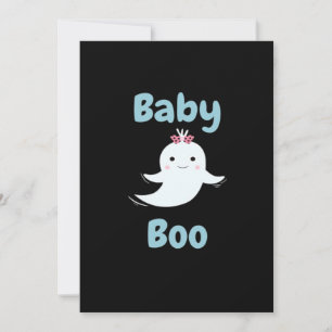 Baby Boo Cute Halloween Kids Or Couples Gift Holiday Card