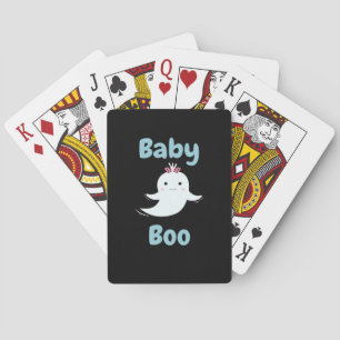Baby Boo Cute Halloween Kids Or Couples Gift Playing Cards
