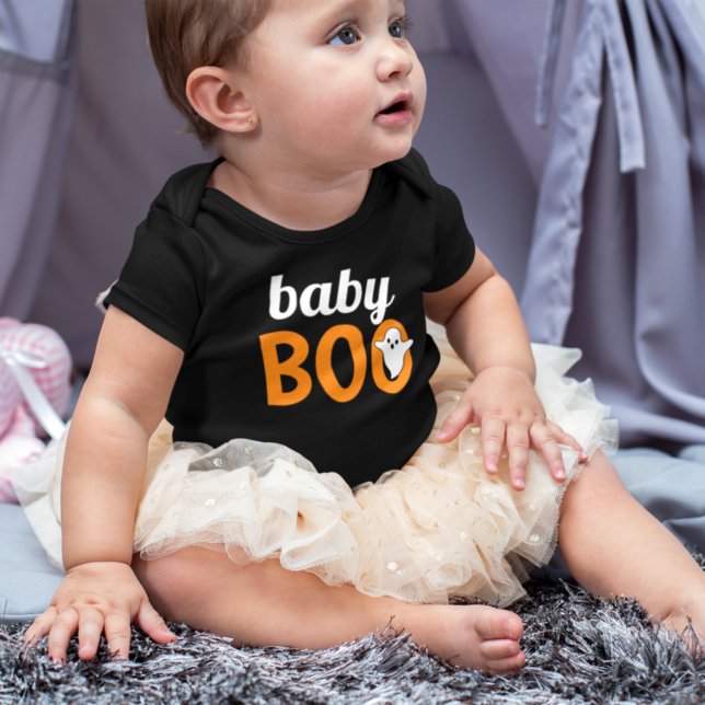 Baby Boo Family Matching Halloween Black Orange Bodysuit (Creator Uploaded)