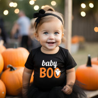Baby Boo Family Matching Halloween Black Orange