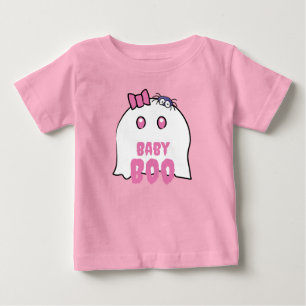 Baby Boo Girl Adorable Halloween Ghost Family  T-Shirt