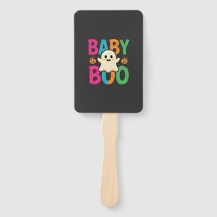 Baby Boo Halloween Ghost Design_1 Hand Fan