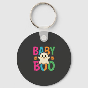 Baby Boo Halloween Ghost Design_1 Key Ring
