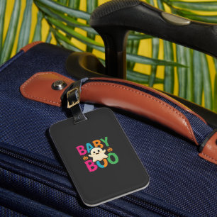 Baby Boo Halloween Ghost Design_1 Luggage Tag