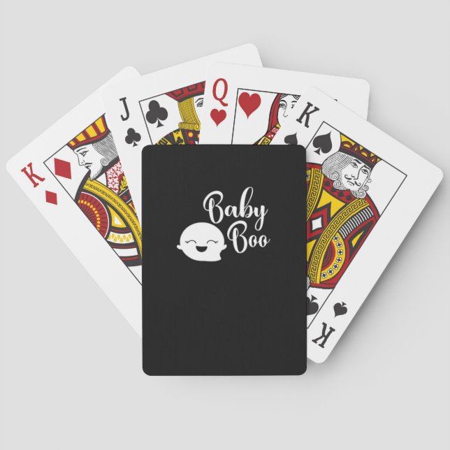 Baby Boo Halloween  Playing Cards (Back)