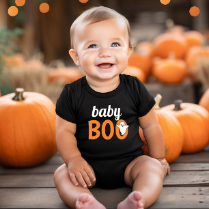 Baby Boo Orange Ghost Family Matching Halloween Bodysuit