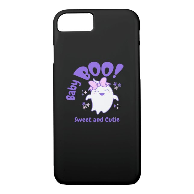 Baby Boo! Sweet And Toddler Halloween Design Case-Mate iPhone Case (Back)