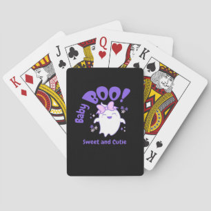 Baby Boo Sweet Toddler Halloween Design Playing Cards