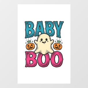 Baby Boo Vintage Halloween Ghost Shirt Design_1