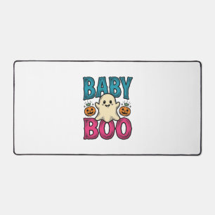 Baby Boo Vintage Halloween Ghost Shirt Design_1 Desk Mat