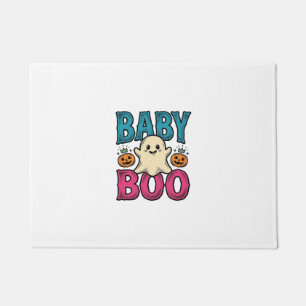 Baby Boo Vintage Halloween Ghost Shirt Design_1 Doormat