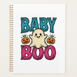 Baby Boo Vintage Halloween Ghost Shirt Design_1 Planner