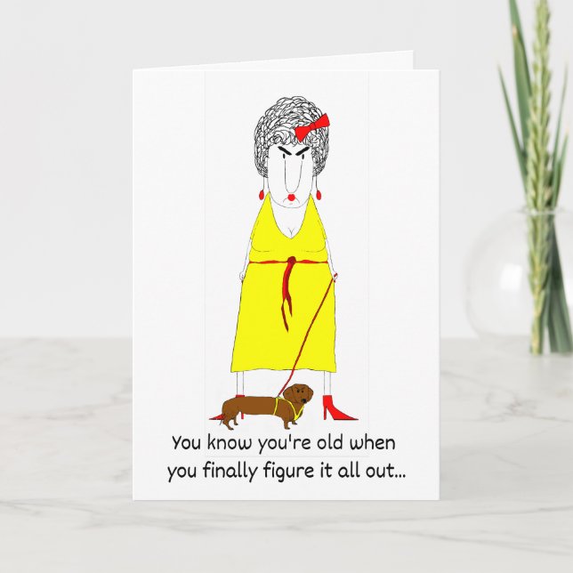 Baby Boomer Birthday Card (Front)