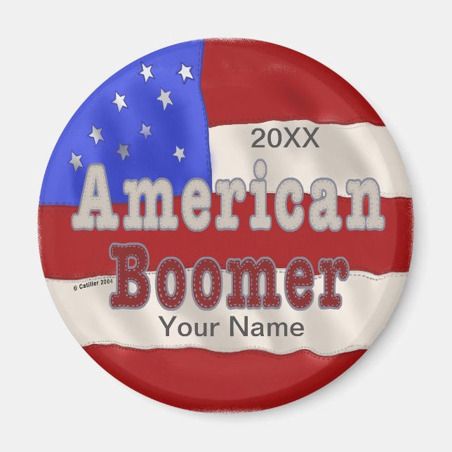 Baby Boomer custom name   Magnet (Front)
