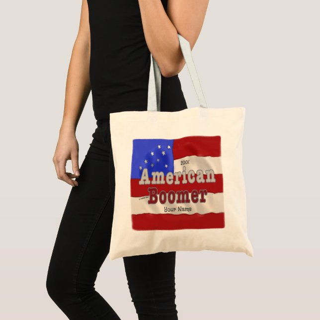 Baby Boomer custom name    Tote Bag (Front (Product))
