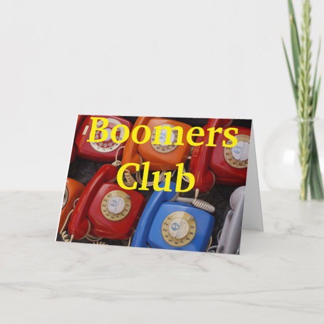 Baby Boomers Card (Front)