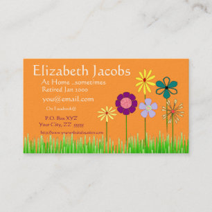 Baby Boomer's Retirement Business Card