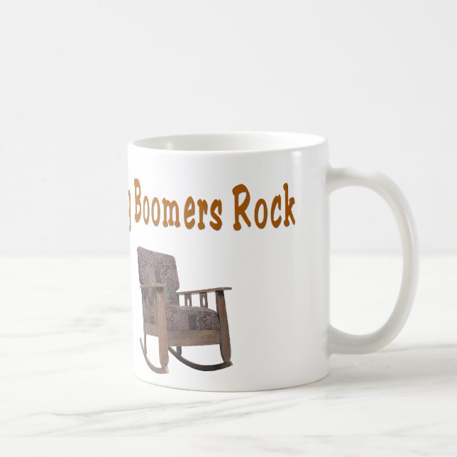 baby boomers rock funny mug (Right)
